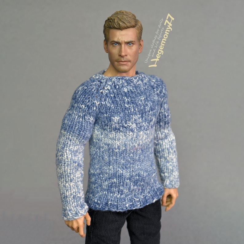 1//6 Gray Knit Beanie Hat Cap For 12/" Hottoys Action Figure Outfit Accessory
