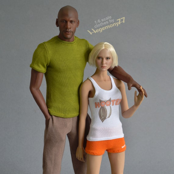1/6th Scale Female Clothing Set: Tank Top and Shorts With Printed Design -   Canada
