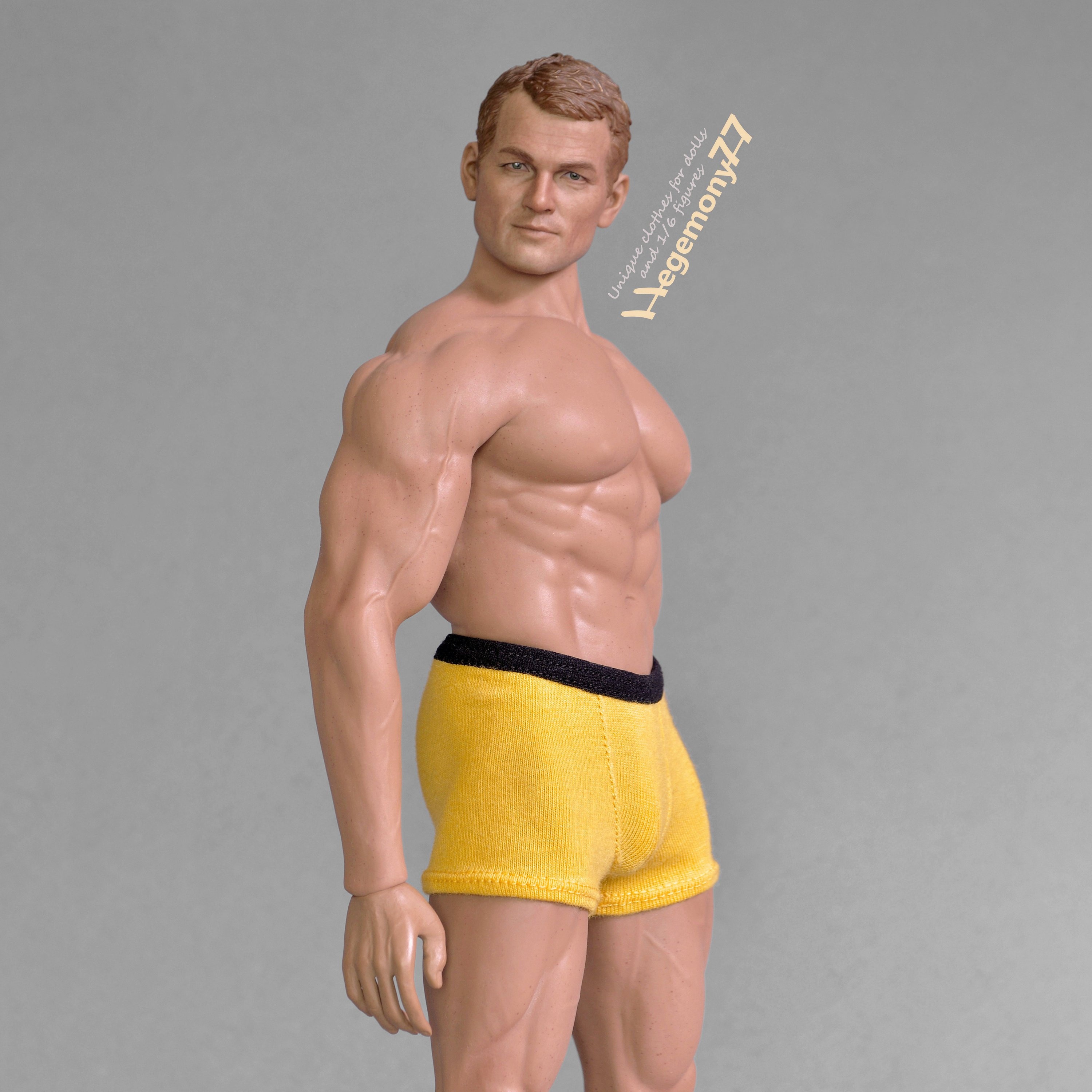 1/ 6th Scale XXL Yellow Trunks Men's Underwear Fits Etsy UK