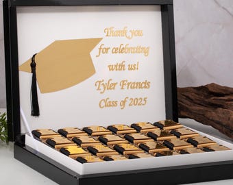 Personalized Graduation Chocolate Favor, Gift for Graduation Party