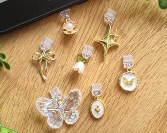 Booktok Charm für Kindle & E-Reader | Ästhetische Handy und iPhone Anhänger | Leseratten Zubehör | Cute Gadget Charms | Buchliebhaber*innen