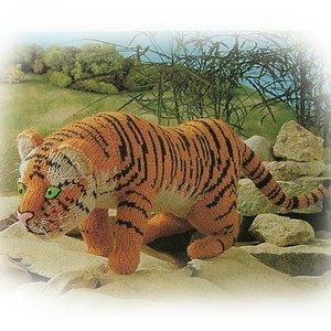 BENGAL TIGER knitting pattern by Georgina Manvell PDF download