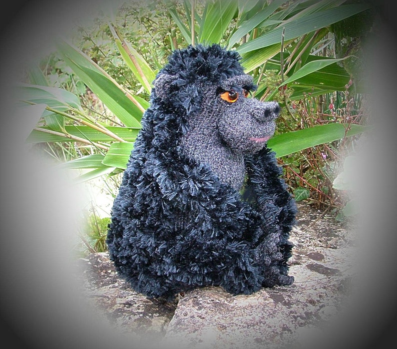 MOUNTAIN GORILLA Toy Knitting Pattern by Manvell Etsy UK