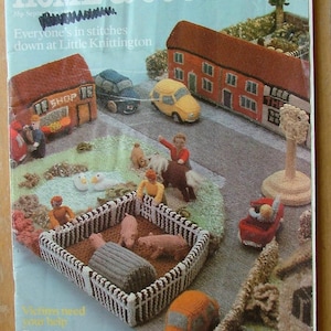 LITTLE KNITTINGTON village toy knitting pattern by Georgina Manvell pdf download image 5