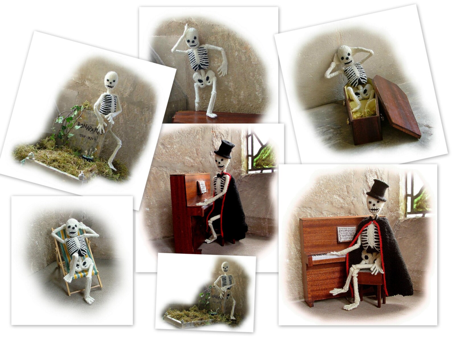 BONAPARTE SKELETON Plus Clothes Toy Knitting Pattern by Georgina ...