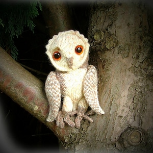 BARN OWL toy knitting pattern by Georgina Manvell pdf download