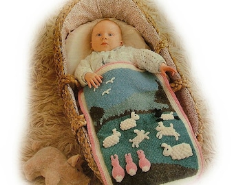 LAMBS AND LULLABIES pram or cot cover for babies by Georgina Manvell  pdf download