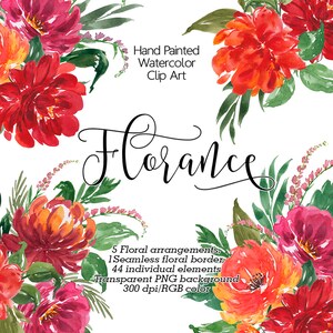 Aquarell Blumen Clipart Hochzeit Clipart Herbst Blumen, Blumen Aquarell ClipArt, Grenze, Blumen Png, Romantiker ClipArt