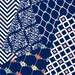 Navy Blue Digital Paper - Scrapbooking Paper, Digital Downloads ...