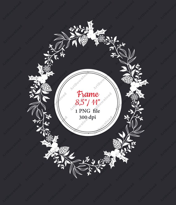 digital christmas frame printable holiday card frame and etsy printable christmas picture frames