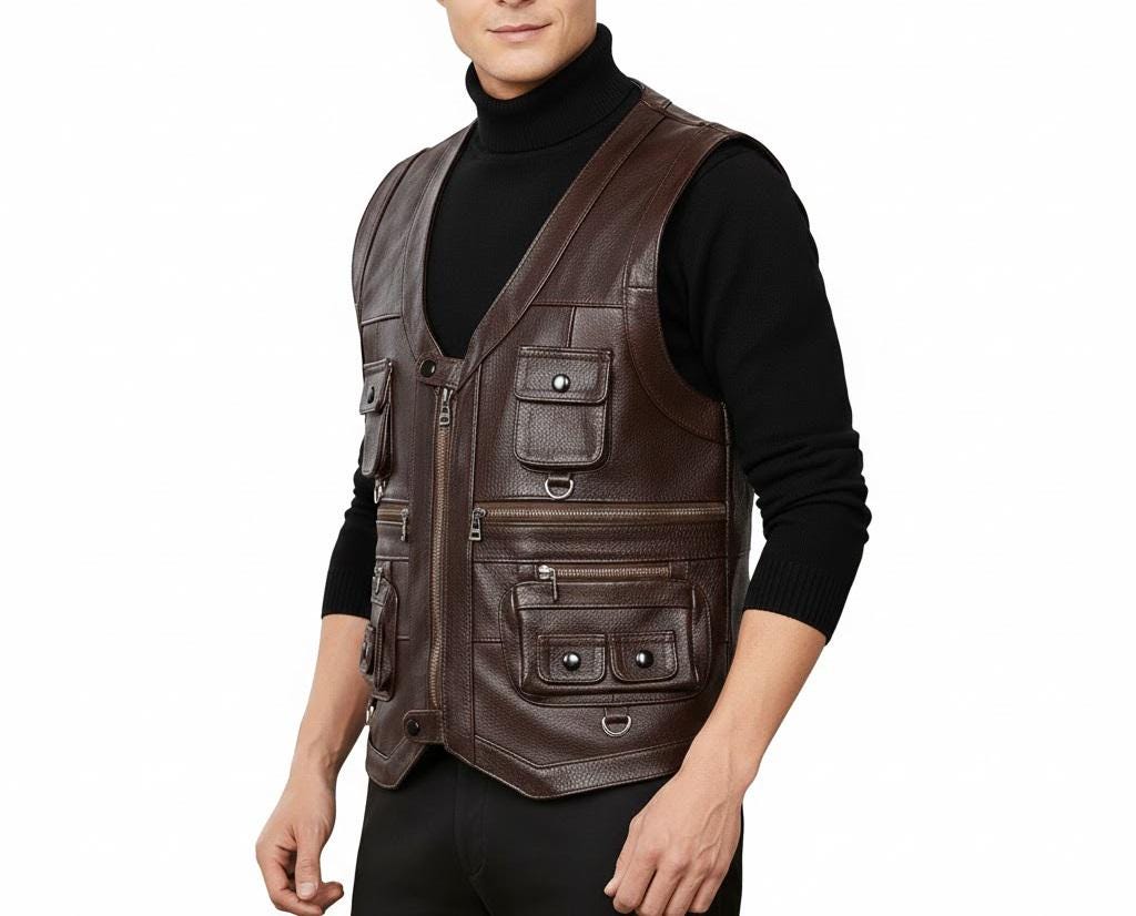 VANSON Leathers ベスト Vanson Leather Vest - Etsy