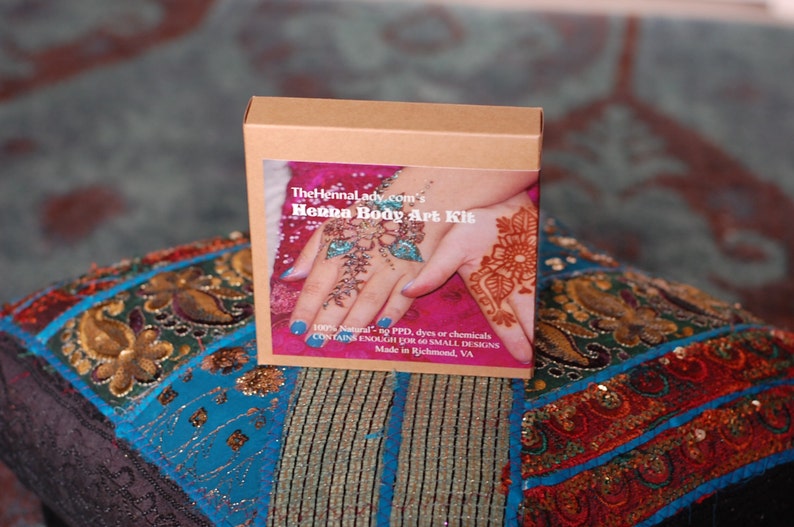 Henna Body Art Kit Etsy