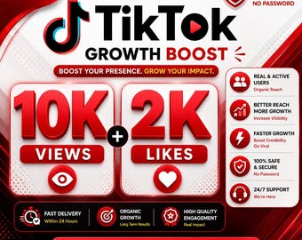 100% Organic Tiktok Likes and Views Guide | 10K Real Views + 2K Likes | Viral TikTok Promotion Service (24 Hour Delivery) | Organic Reach