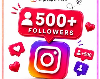 500+ Instagram Followers Growth Strategy | Safe and Non Drop | Organic Instagram Follers | Boost Instagram Profile  | Digital Download