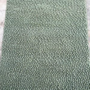 Sage Green Pebble Wool Rug | Handmade Chunky Loop Rug | Textured Area