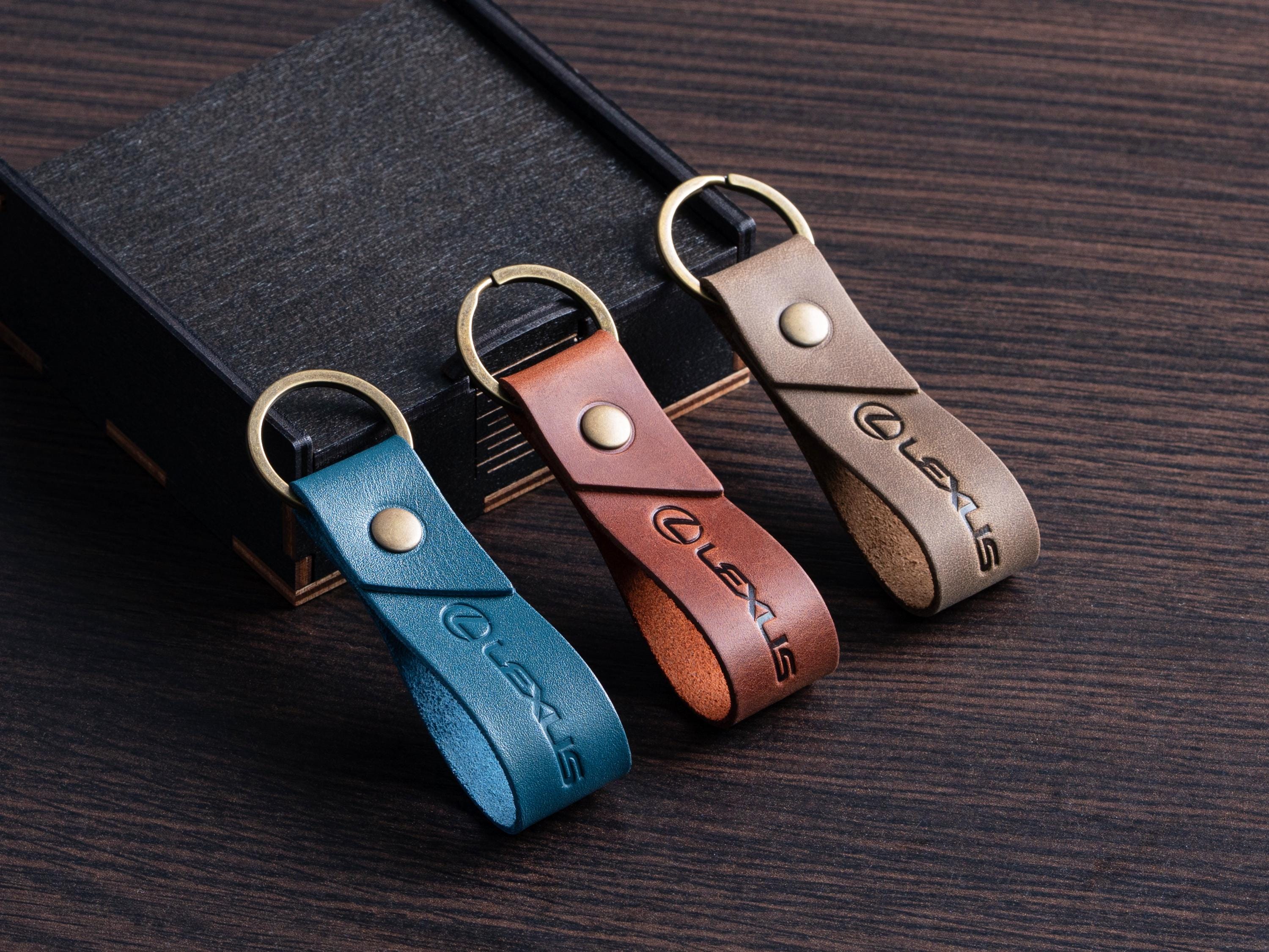 Leather LEXUS Keychain Leather Keyring Premium Car Key Ring - Etsy