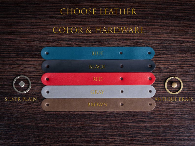 Kawasaki Leather Keychain Car Key Ring Gift for Drivers and Riders image 3