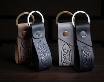 Portachiavi in pelle FORD Portachiavi in pelle Portachiavi per auto premium