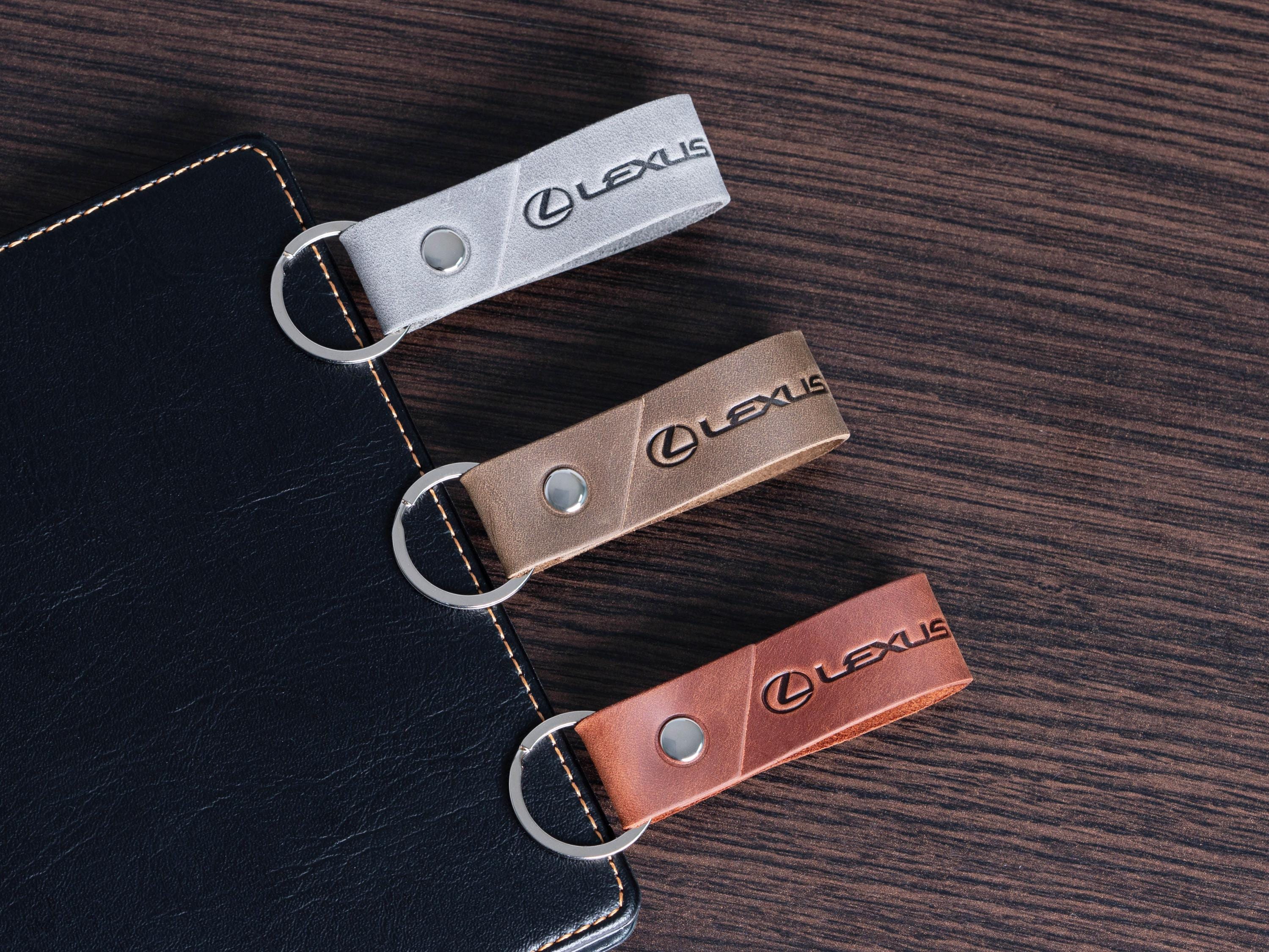 Leather LEXUS Keychain Leather Keyring Premium Car Key Ring - Etsy