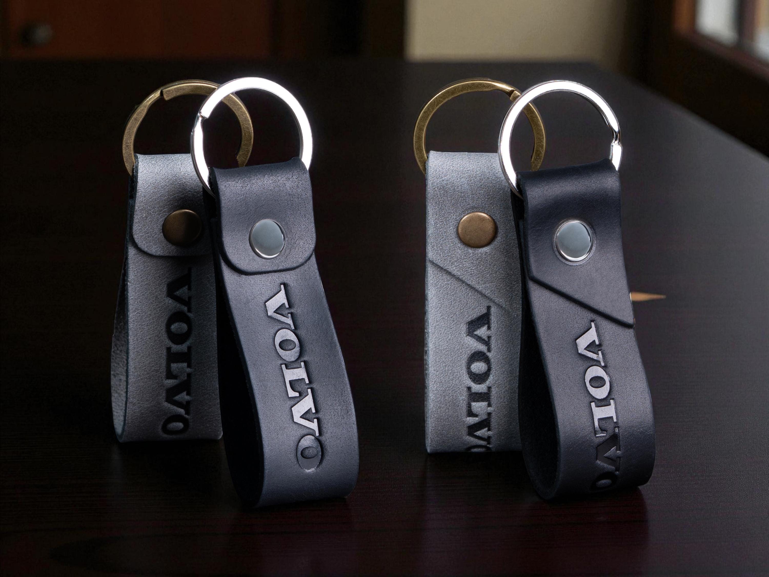 Volvo leather keyring - Etsy 日本
