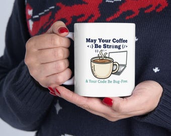 Coder Coffee Mug, Funny Programmer Coffee Cup - Gift for Developers