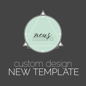 NEW TEMPLATE -  custom design, photo collage template. Photoshop, Photoshop Elements and Canva