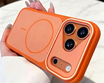 MagSafe Silicone iPhone Case Color Block Shockproof Protective Cover