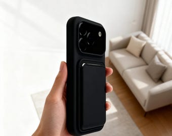 Shockproof Card Holder iPhone Case Silicone Wallet Protective Cover