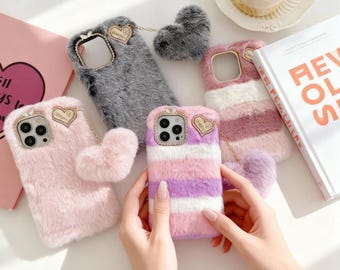Fluffy iPhone Case | Cozy Plush Cover for iPhone
