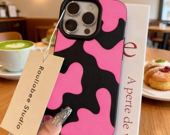 Cow Print Phone Case for iPhone 16–X