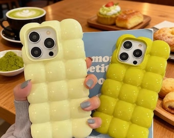 3D Block Lattice Case for iPhone 16 15 14 13 12 11