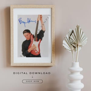 Bryan adams signed - Etsy 日本