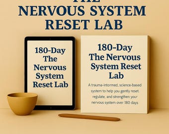 Nervous System Reset Workbook PDF – 180-Day Trauma-Informed Anxiety & Stress Program
