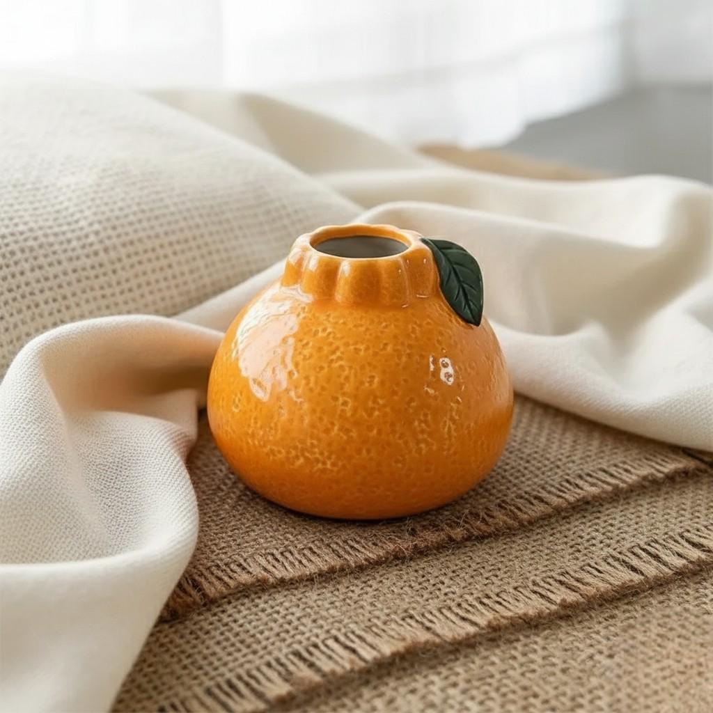 Orange vase - Etsy 日本
