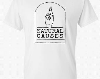 Camiseta Causas Naturais, Branca, Gildan, DryBlend, Mistura 50/50, Unissex, Política, Protesto Pacífico