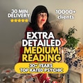 Detailed Medium Reading, Same Hour No Tools Psychic Reading, In-Depth Honest Clairvoyant Reading, Spiritual Guidance product logo