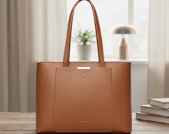 Large Women’s Shoulder Tote – Soft PU Leather Top Handle Handbag