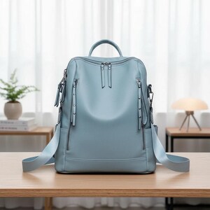 Pu Leather Backpack - Etsy display picture 2