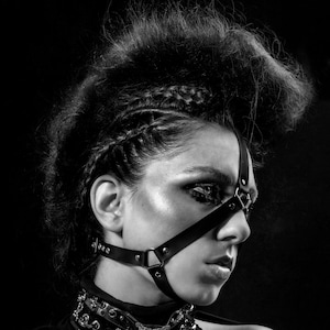 NEAT Matt Black PVC Head Harness