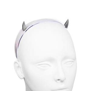 DEVIL - Spike Horns Klar Haarreif