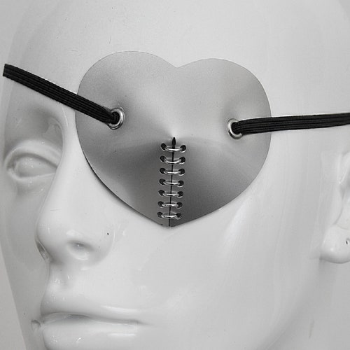 NEAT Black Heart Eye Patch Etsy