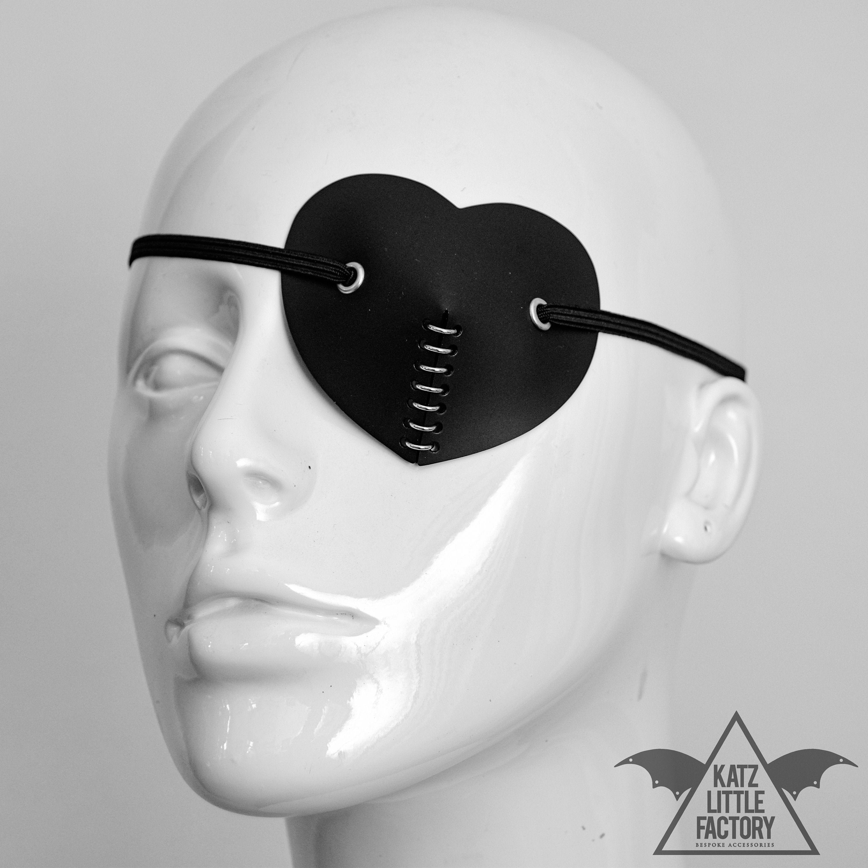  Parche de ojo pirata Cráneo Crossbone Eye Patch Eye Mask para  Halloween Lazy Eye : Salud y Hogar