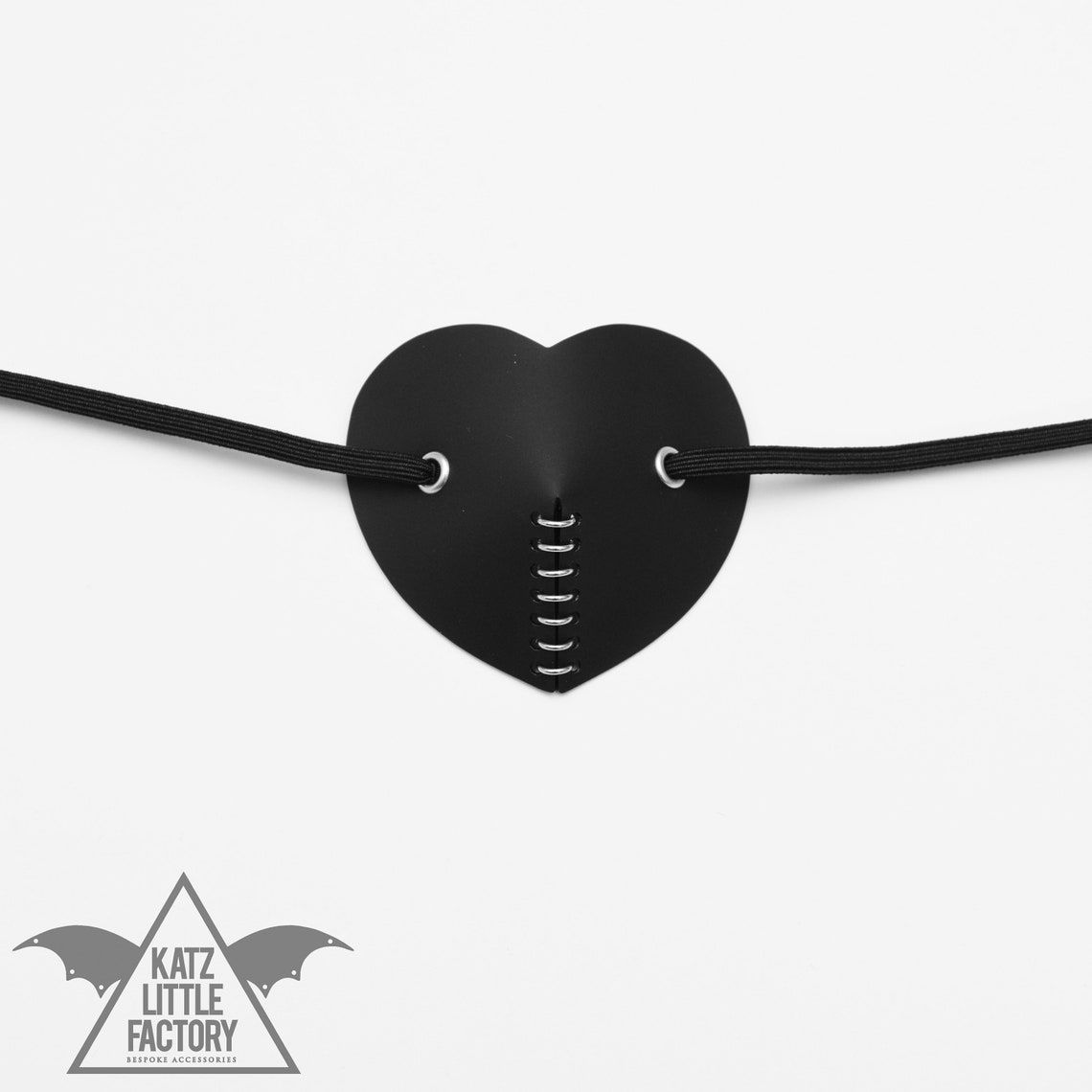 NEAT Black Heart Eye Patch Etsy