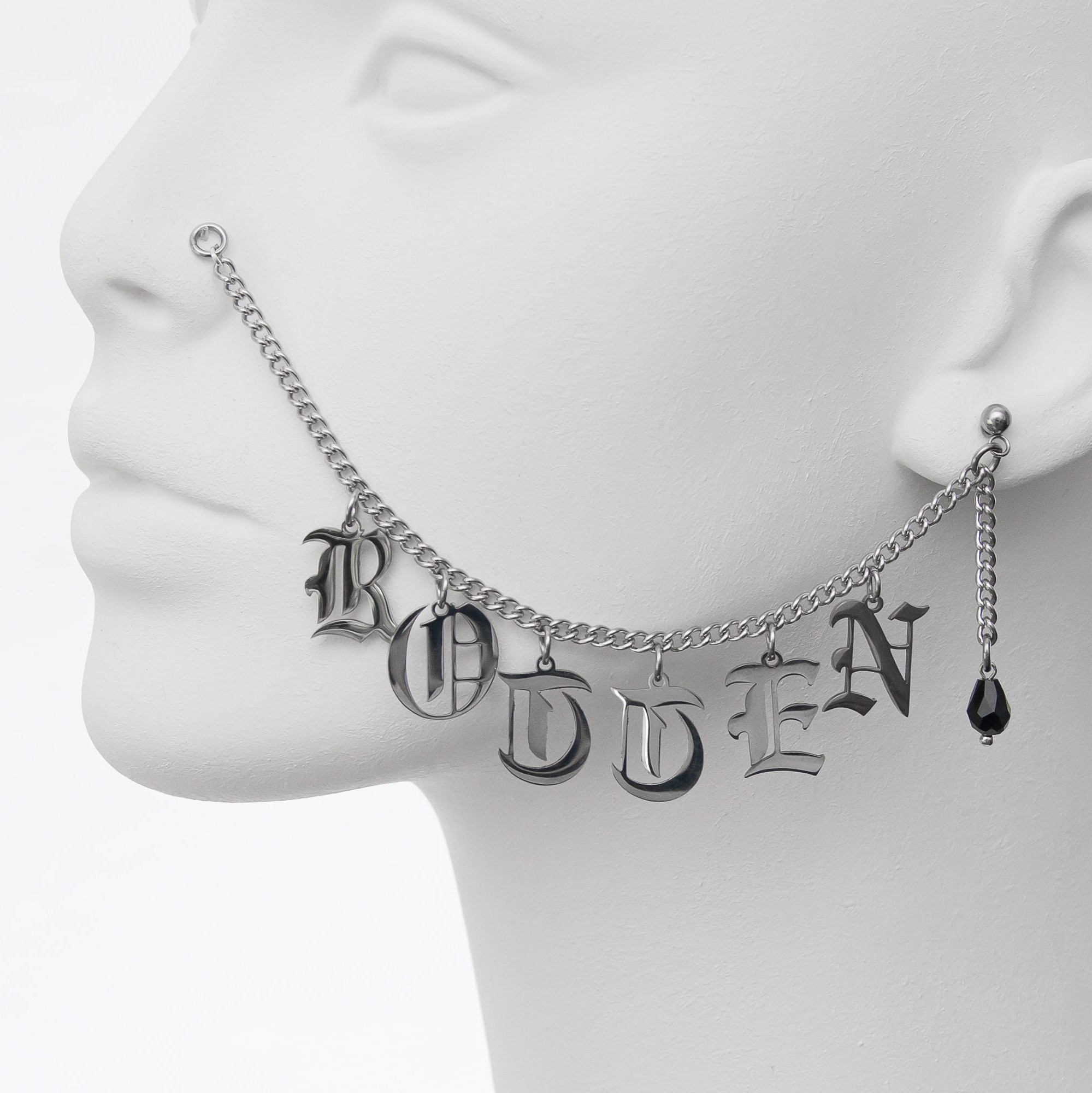 ROTTEN - DODGY GOTHS Nose to Ear Chain