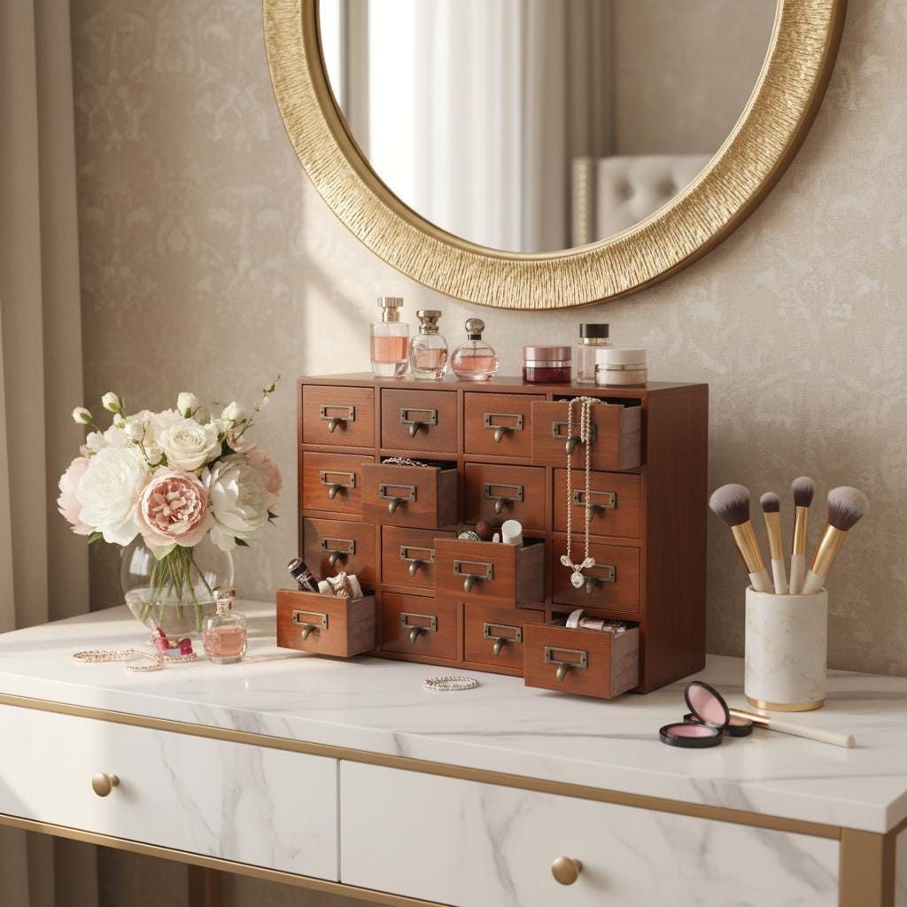 Vintage card catalog cabinet - Etsy 日本