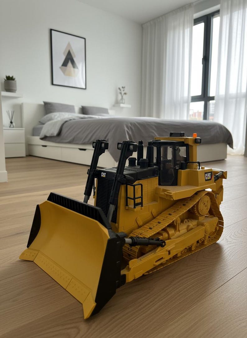 Caterpillar Diecast Masters / Leksaksbandstraktor bild 1