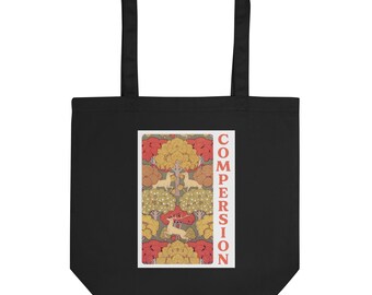 Compersion Eco Tote Bag - Woodland Decorative Polyamory Carryall for ENM