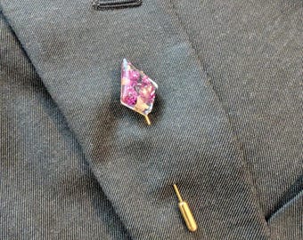 Boutonnière de flores secas para bodas, accesorio nupcial, broche para traje de hombre - regalo único hecho a mano - Flores naturales