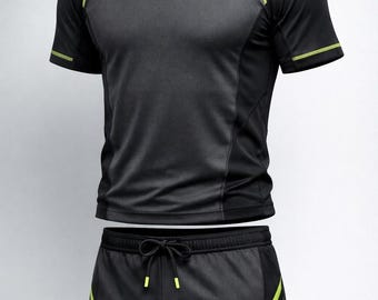 Performance-badpakset voor heren: sneldrogende uitslagbescherming en sportshorts