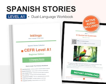 Spanish Short Stories for Beginners (A1) | Dual Language PDF with Audio | Volume 1